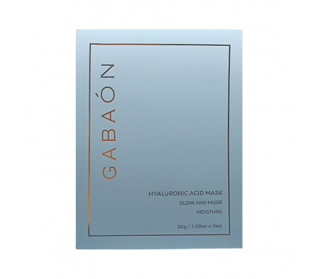 Gabaón Mascarilla Facial Hyaluronic Acid - 3 Unid