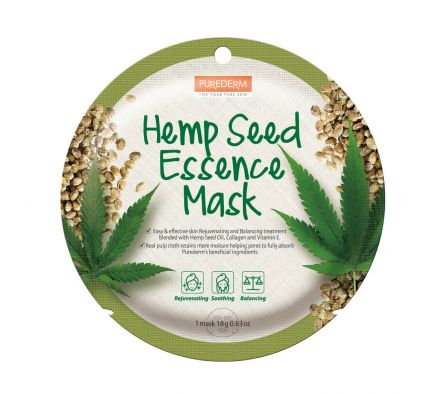 PureDerm Mascarilla Facial Hemp Seed Essence 18gr