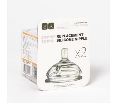 ComoTomo Tetina Flujo Variable +6m x2 unidades.
