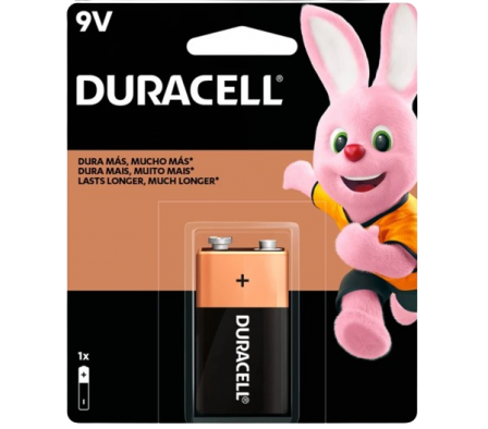 Duracell Bateria + Pila 9V 1 Unidad