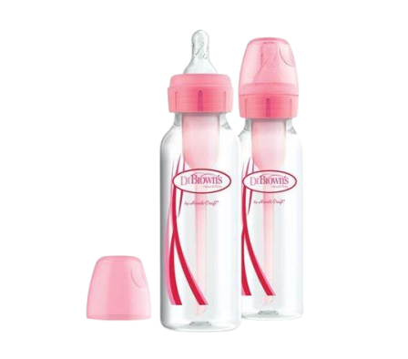 Dr Browns Pack 2 Biberones Anticolicos Rosa 250ml