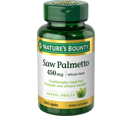 Natures Bounty Saw Palmetto 450mg 100 Cápsulas
