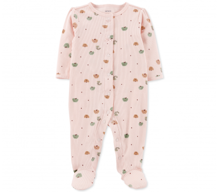 Carters Pijama C/Pie Manzanas Algodón NB