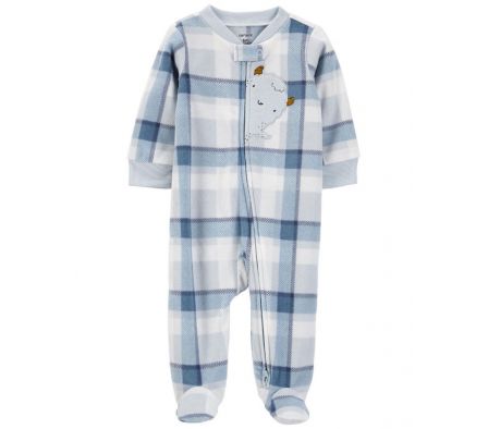Carters Pijama C/Pie Monstruo Micropolar 3M