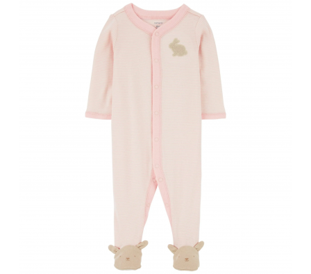 Carters Pijama c/Pie Conejo Niña 6M