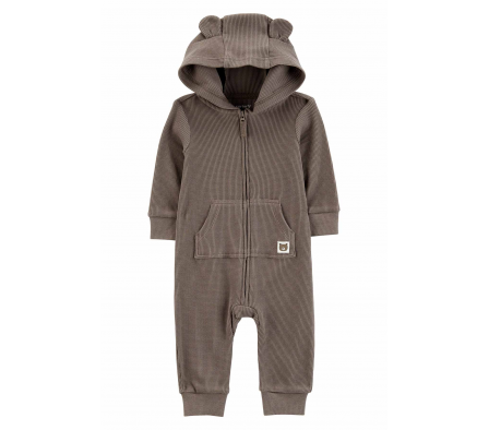 Carters Monito c/Capucha Oso Termico Niño 24M