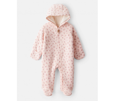 Carters Astronauta Capitoneado Floral NB