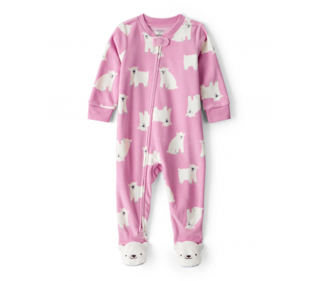 Carters Pijama c/Pie Osos Micropolar 18M