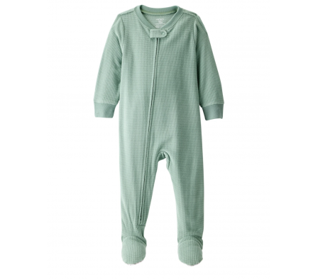 Carters Pijama c/Pie Verde Micropolar 18M