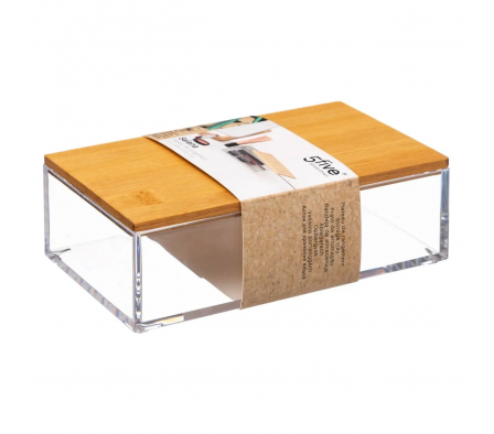 L´Instant Deco Caja Organizadora Bambú Rectangular