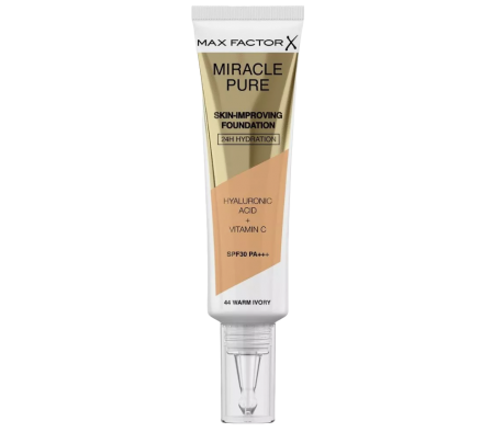 MaxFactor Miracle Pure Base Líquida Warm Ivory 44