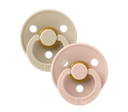 Bibs Chupete Colour Vainilla/Blush 0m+ 2 Unid