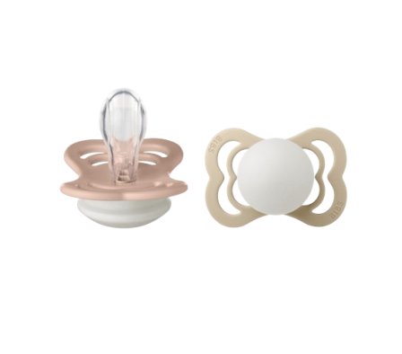 Bibs Chupete Supreme Blush/Vainilla 0m+ 2 Unid.