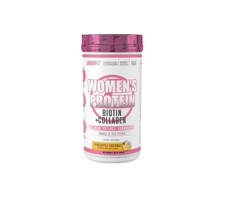 Landerfit Womens Protein Biotin + Collagen Pineapl