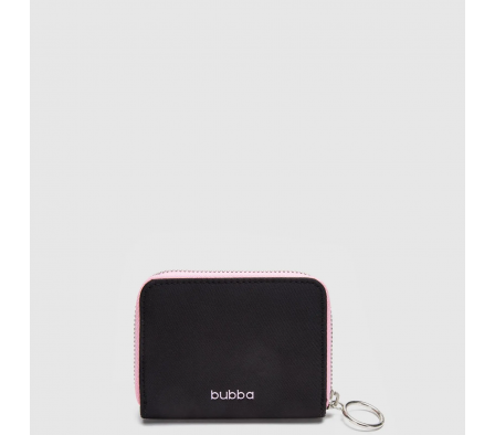 Bubba Billetera Charlotte Doble Check Black Mini