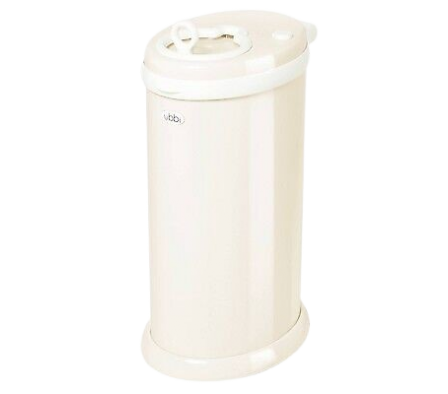 Ubbi  Basurero de Acero Inoxidable Marfil
