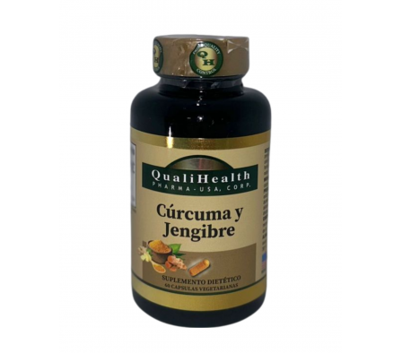 Qualihealth Curcuma y Jengibre 60 Caps
