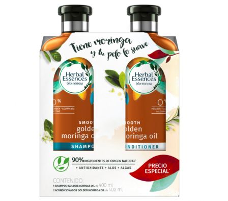 Herbal Essences Pack Golden Moringa Oil 400ml