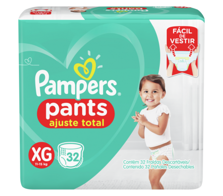 Pampers Pañal Pants XG 32 Unidades