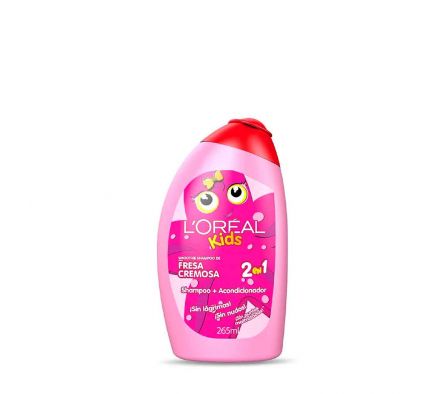 Loreal Kids Shampoo+Acondicionador Fresa 265ml 