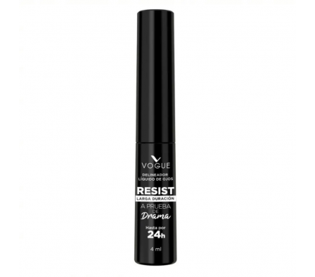 Vogue Delineador Liquido Resist Negro 4ml