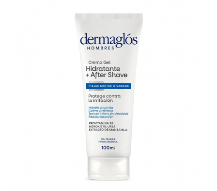 Dermaglos Hombres Crema Gel Hidrat AfterShave 100g