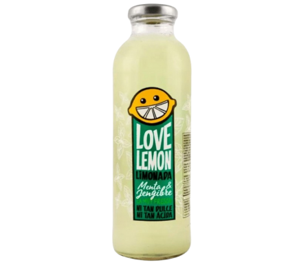 Love Lemon Limonada Menta y Jengibre 475ml