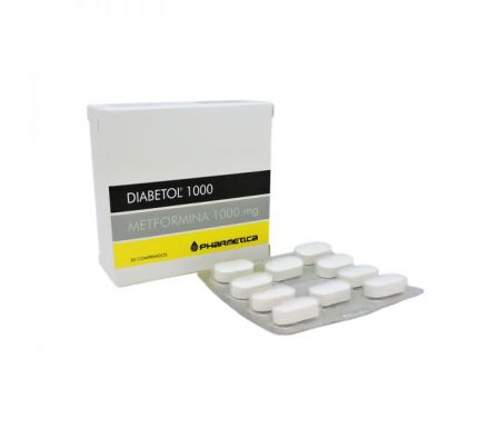 Diabetol ® Metformina 1000 mg caja de 30 comprim
