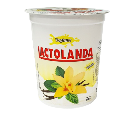 Lactolanda Yogurth Entero Vainilla 350gr
