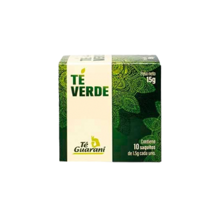 Te Guarani Verde 10 Saquitos.