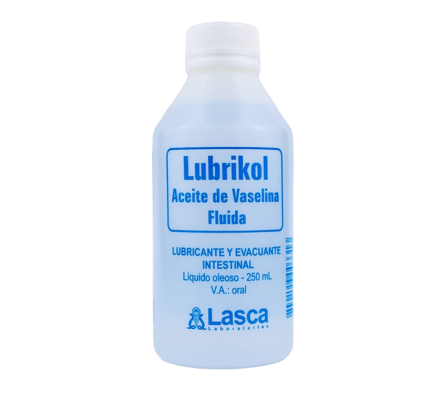 Lubrikol Aceite de Vaselina Fluida 250 mL