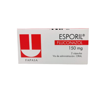 Esporil Fluconazil 150mg Caja de 2 Capsulas