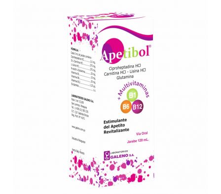 Apetibol ® Ciproheptadina Hcl Dl-Carnitina Hcl L-L