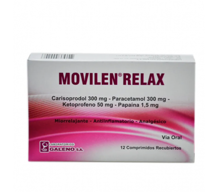 Movilen Relax - Caja de 12 Comprimidos Recubiertos