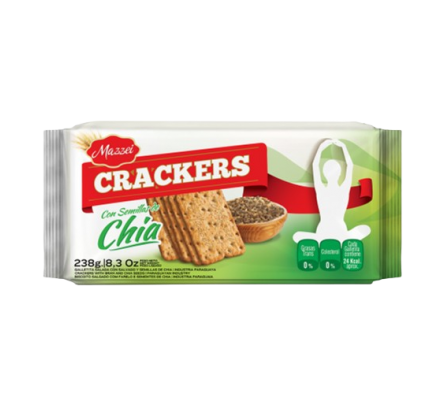 Mazzei Galletitas Crackers Chia 200gr