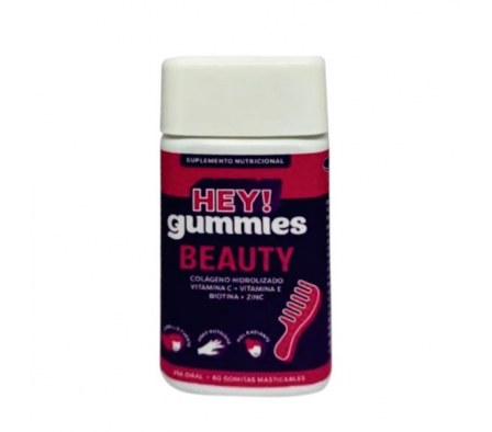 Hey Gummies Vitaminas Beauty 60 Capsulas 