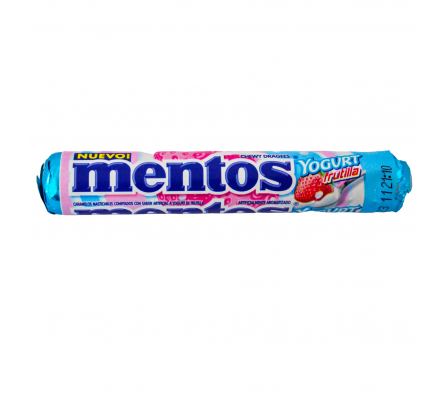 Mentos Caramelos Yogurt Morango 29gr