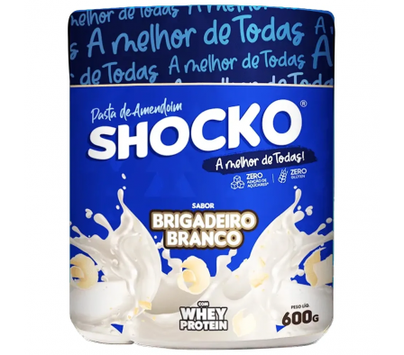 Shocko Whey Protein Brigadeiro Branco 600g
