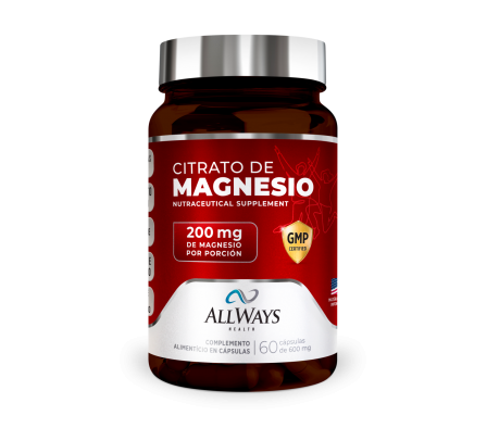 Allways Health Citrato Magnesio 200mg - 60 Capsula