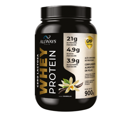 Allways Health Whey Protein Vainilla 900 gr