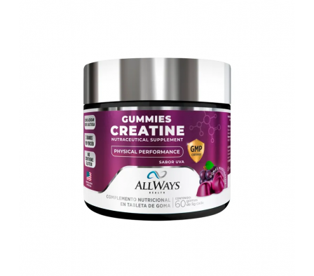 Allways Creatina 60 Gummies Sabor Uva