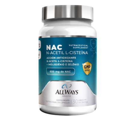 Allways Suplemento NAC 30 Cápsulas