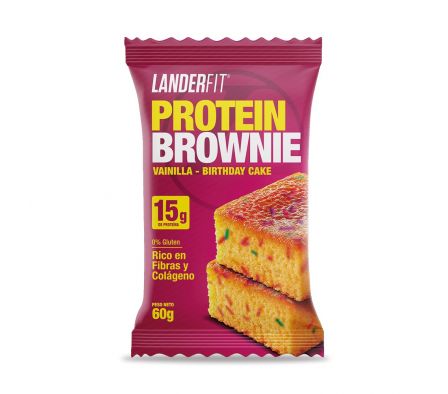 Lander Fit Brownie Sabor Birthday Cake 60g