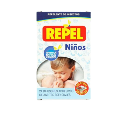 Repel Parche para Niños 24 Unidades.
