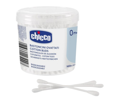 Chicco Cotonetes 160 Unidades.