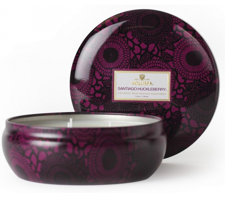 Voluspa Vela 3 Wick Tin Santiago Huckleberry 340gr