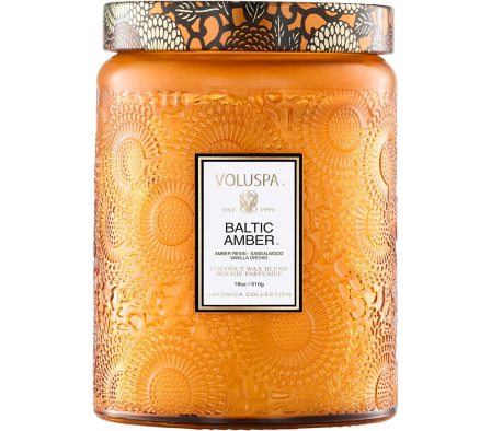 Voluspa Vela Large Jar Baltic Amber 510gr