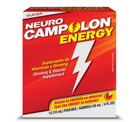 Neuro Campolon Energy Solución Oral Caja de 12 sac