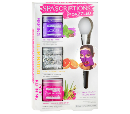 Spascriptions Mascarilla Con Glitter 3 Piezas 340g