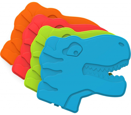 Bentgo Pack de 4 Hielo Reutilizable Dinosaurio